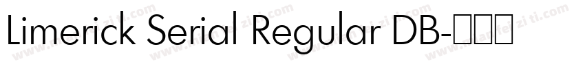 Limerick Serial Regular DB字体转换